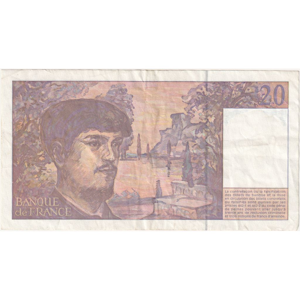 Francia, 20 Francs, Debussy, G.064932785, BB