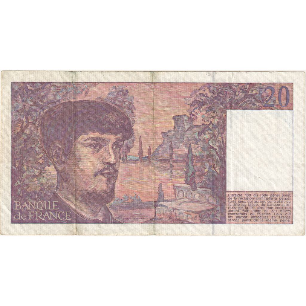 Francia, 20 Francs, Debussy, Q.039982920, BB