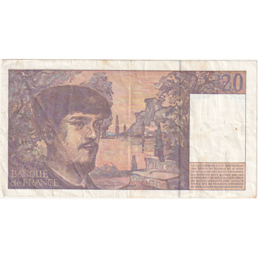 Francia, 20 Francs, Debussy, A.055982161, BB