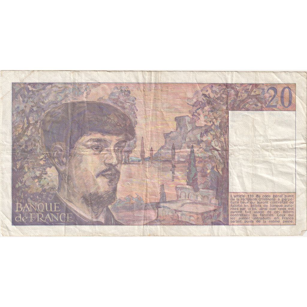 Francia, 20 Francs, Debussy, Q.024654528, BC+