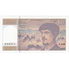 France, 20 Francs, Debussy, V.058233571, UNC(65-70)