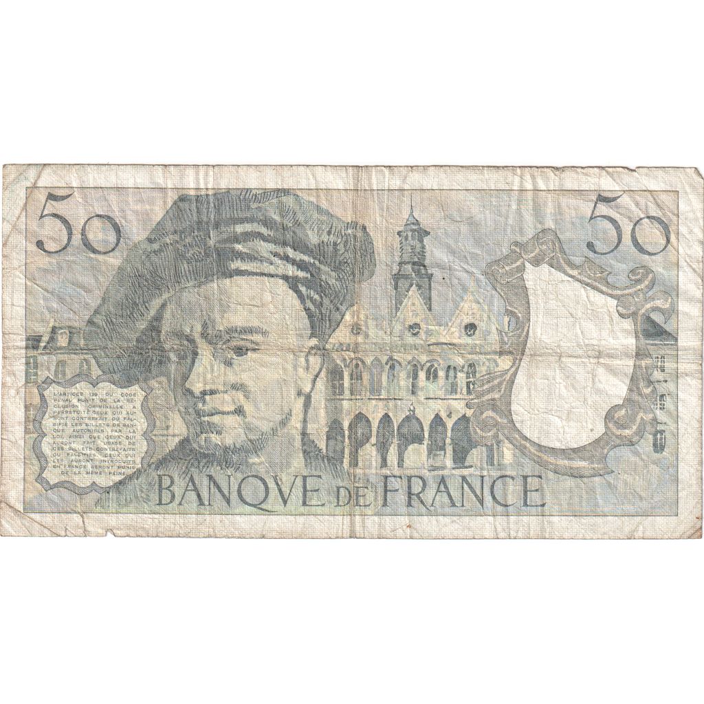 Francia, 50 Francs, Quentin de La Tour, G.42, BC