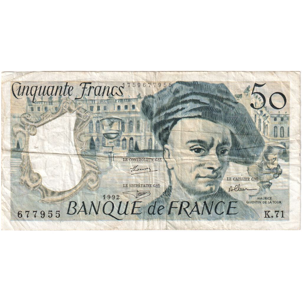 Frankreich, 50 Francs, Quentin de La Tour, K.71, S+
