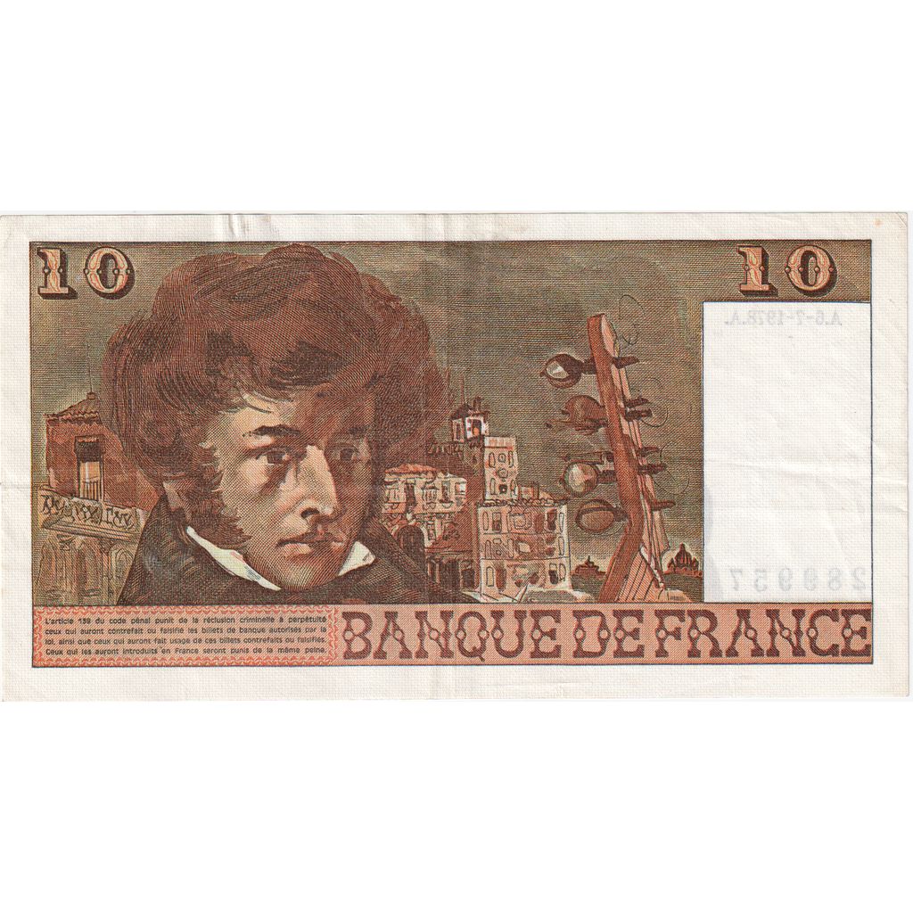 France, 10 Francs, Berlioz, 1978-07-06, S.304, SUP