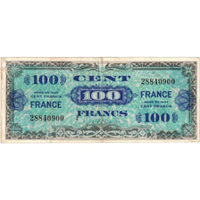 France, 100 Francs, Flag/France, VF(30-35)