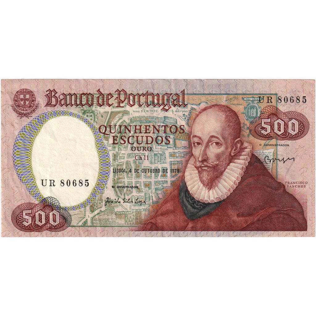 Banknote, Portugal, 500 Escudos, 1978-1979, 1979-10-04, KM:177a, EF(40-45)