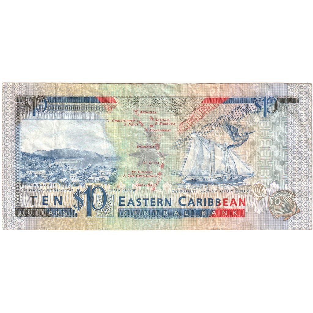 Stati dei Caraibi Orientali, 10 Dollars, SPL