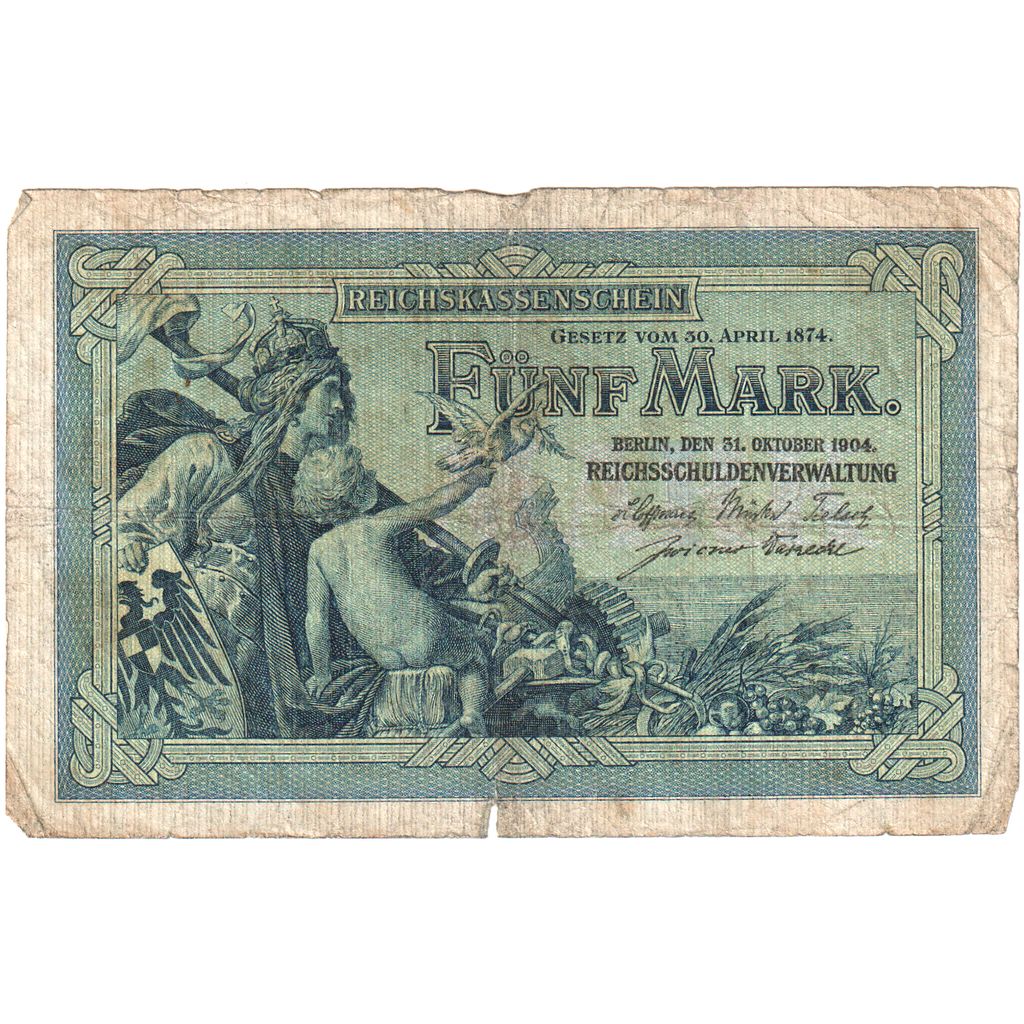 Germania, 5 Mark, 1904-10-31, MB
