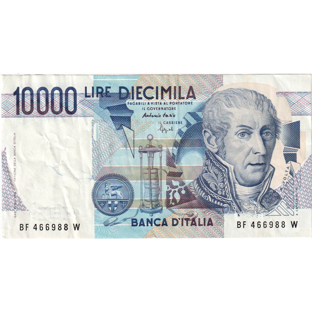 Itália, 10,000 Lire, 1984-09-03, EF(40-45)