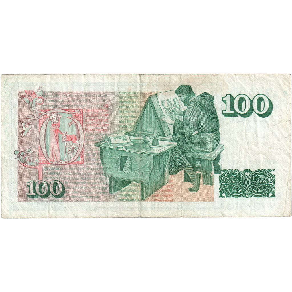 Islande, 100 Kronur, 1961-03-29, TTB