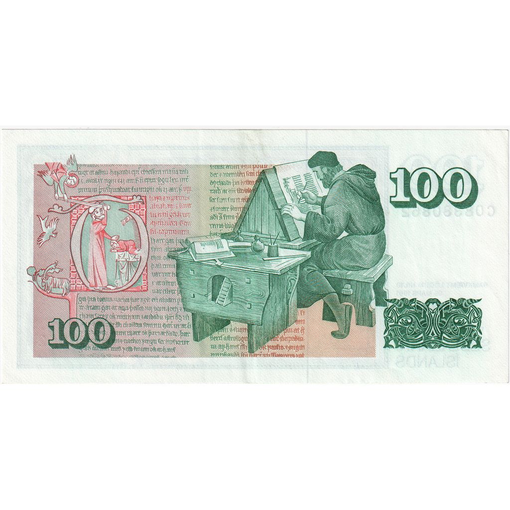 Iceland, 100 Kronur, 1961-03-29, AU(55-58)