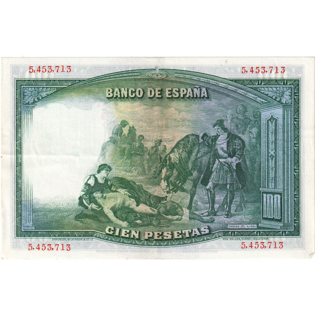 Spanje, 100 Pesetas, 1931-04-25, SUP