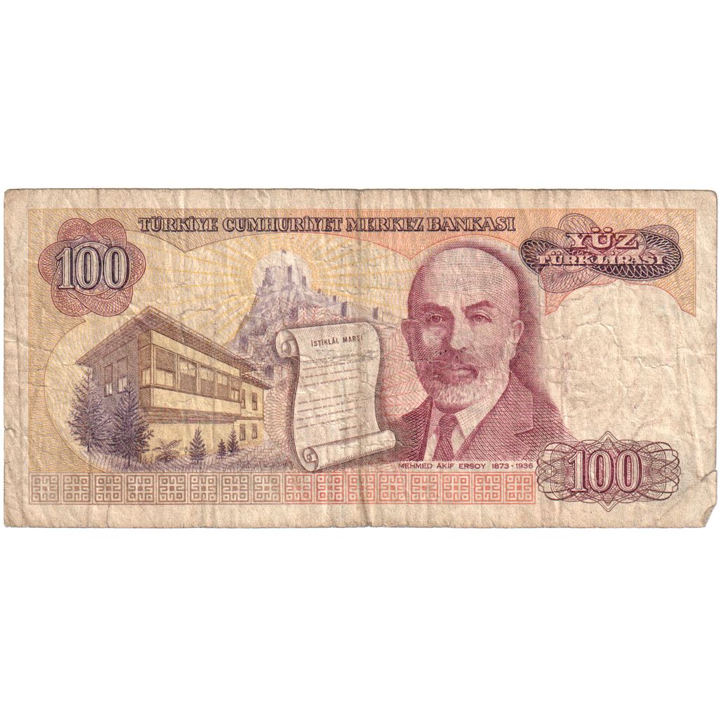 Turkije, 100 Lira, TB