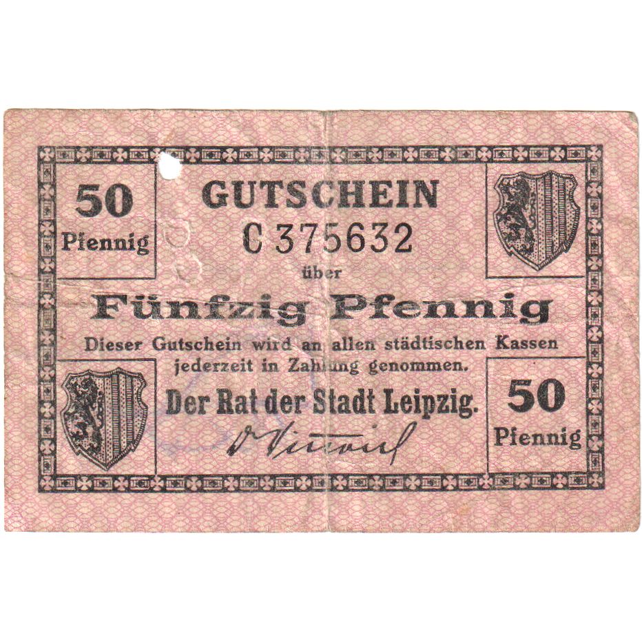 Allemagne, Ortenburg, 50 Pfennig, 1919-06-15, TTB