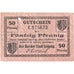 Allemagne, Ortenburg, 50 Pfennig, 1919-06-15, TTB