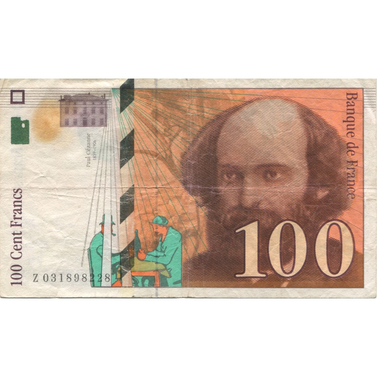 Frankrijk, 100 Francs, 1997, 1997, TB, Fayette:74.01, KM:158a