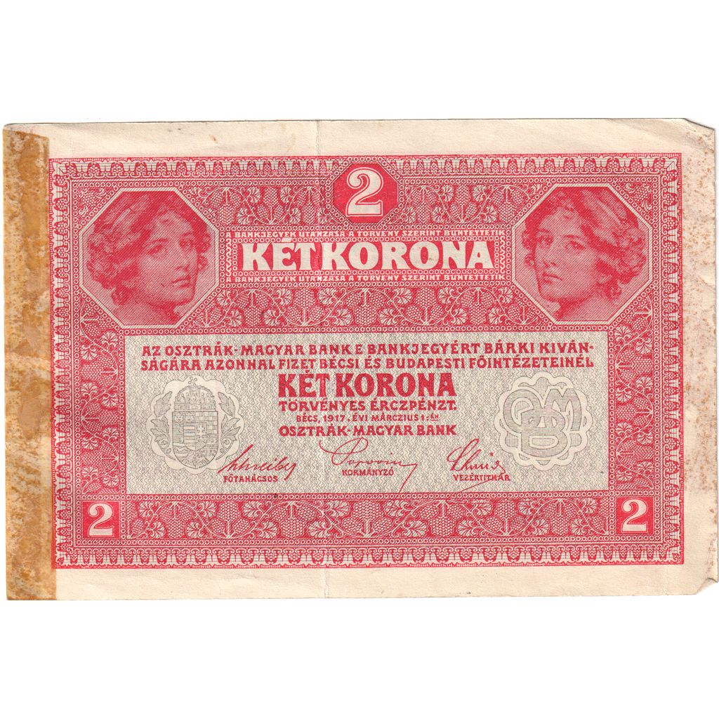 Geldschein, Ungarn, 2 Korona, 1920, 1920-01-01, KM:58, SS