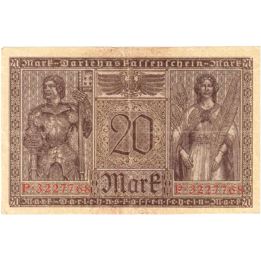Germania, 20 Mark, 1918-02-20, BB