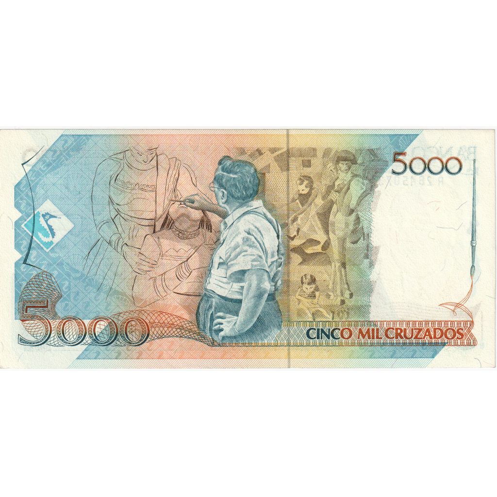 Brasilien, 5 Cruzeiros Novos on 5000 Cruzeiros, SS