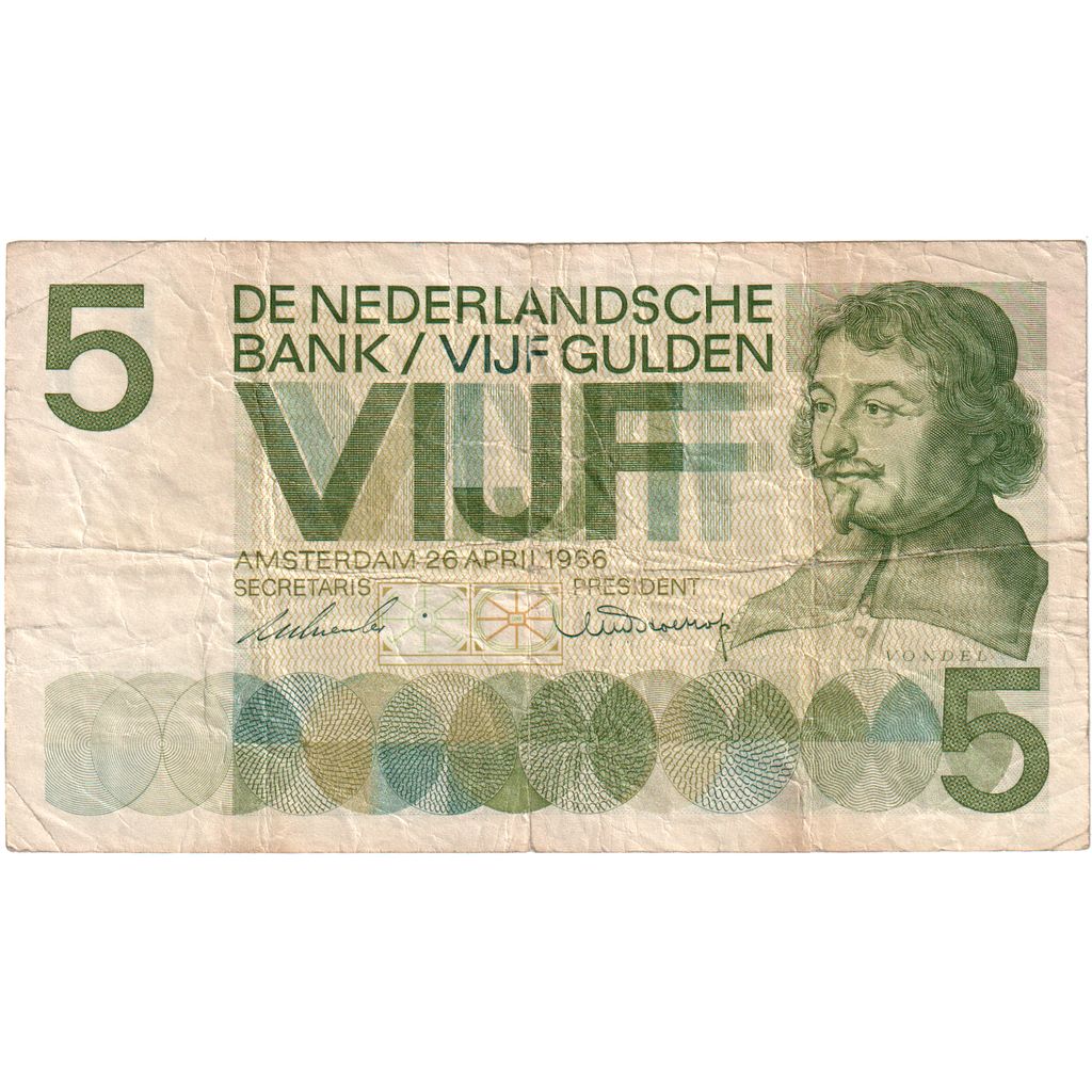Paesi Bassi, 5 Gulden, 1966-04-26, BB
