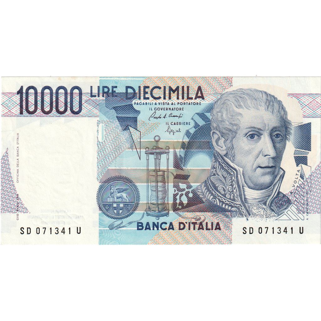 Italy, 10,000 Lire, 1984-09-03, AU(55-58)