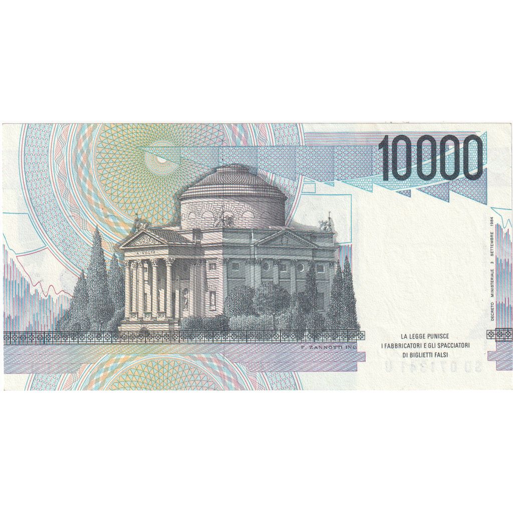 Italy, 10,000 Lire, 1984-09-03, AU(55-58)