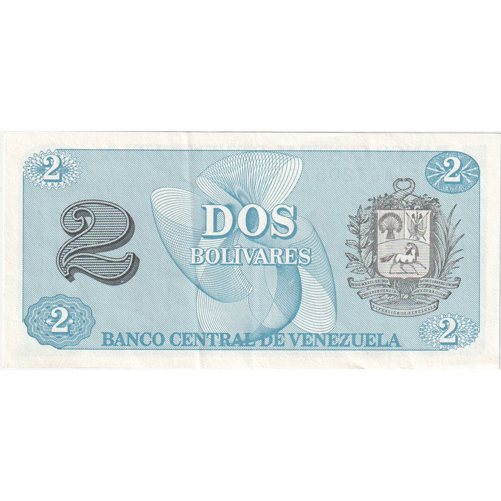 Venezuela, 2 Bolivares, 1989-10-05, UNC(65-70)