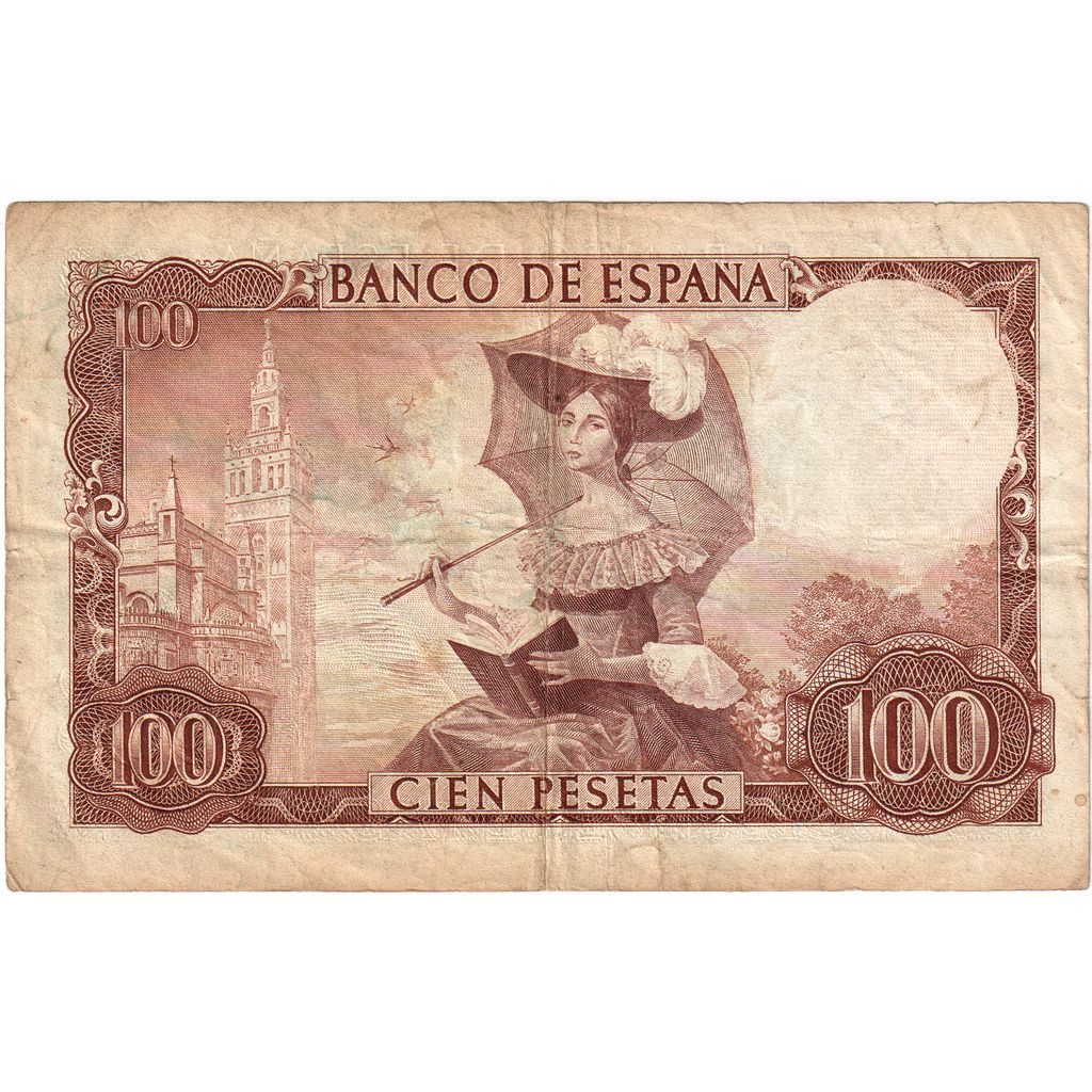 Spagna, 100 Pesetas, 1965-11-19, MB