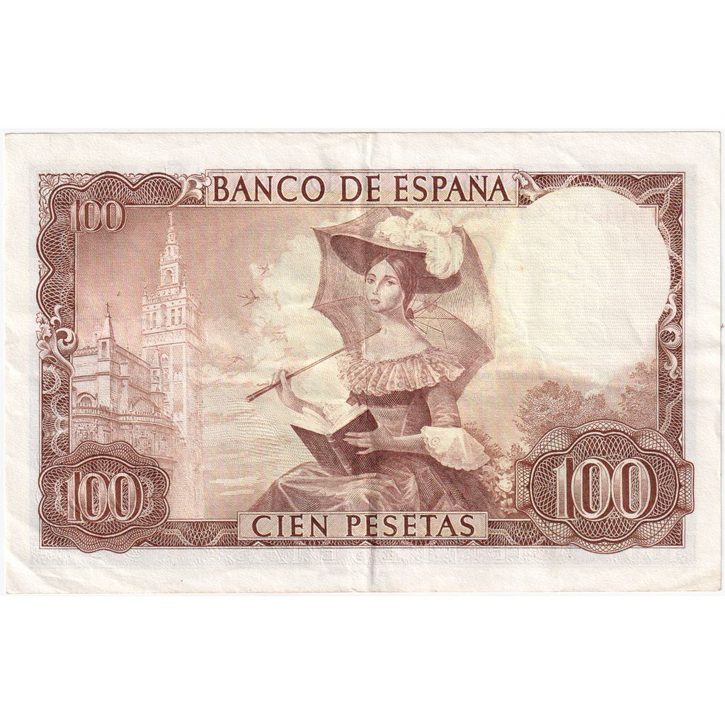Espagne, 100 Pesetas, 1965-11-19, TTB