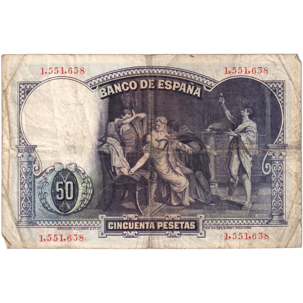Spagna, 50 Pesetas, 1931-04-25, MB
