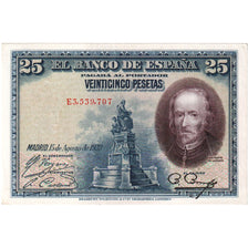 Spain, 25 Pesetas, 1928-08-15, AU(55-58)