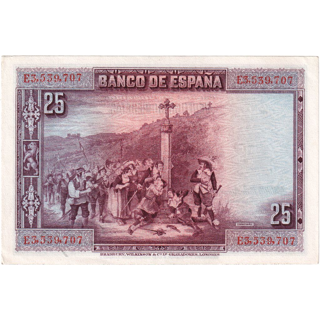 Spanien, 25 Pesetas, 1928-08-15, VZ