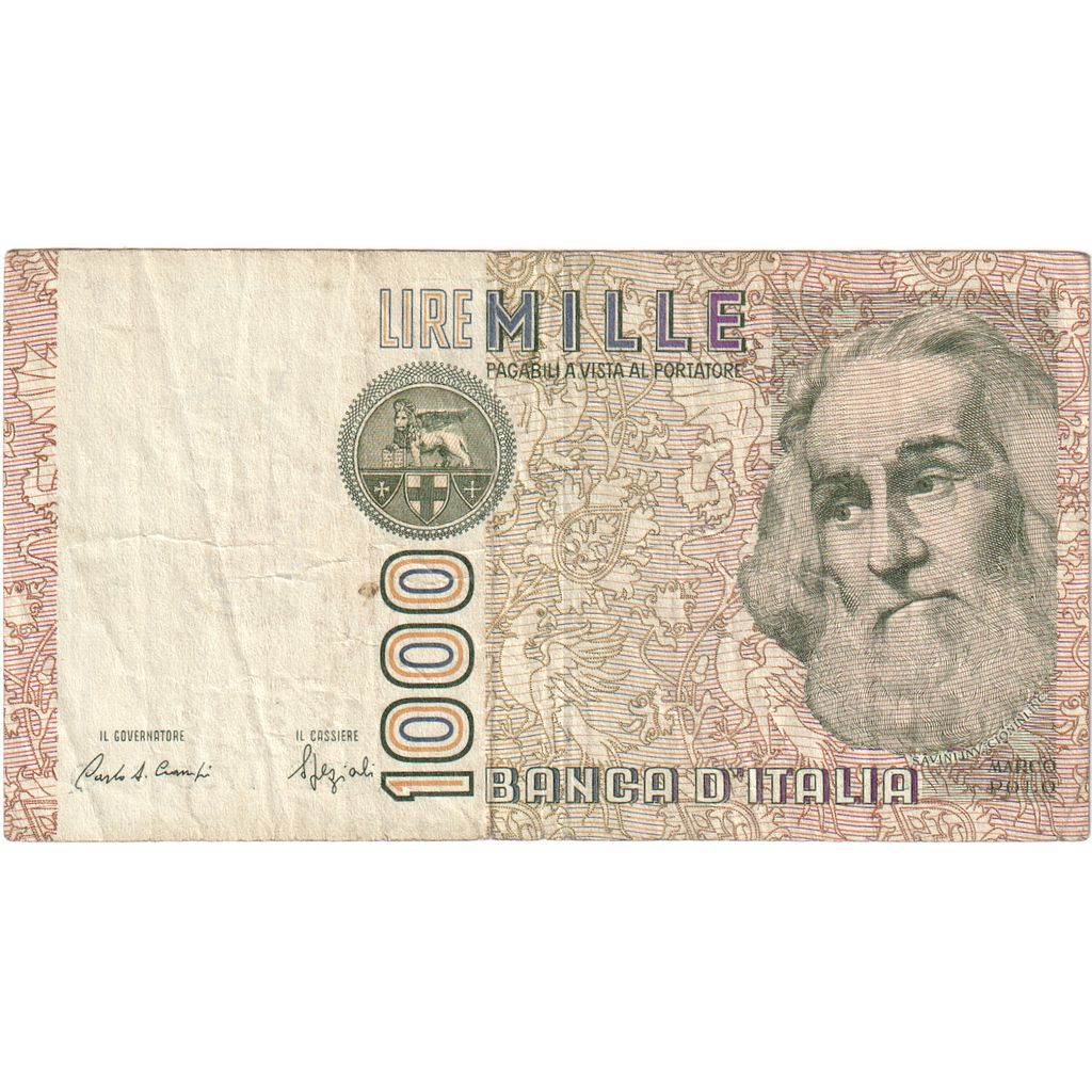 Itália, 1000 Lire, 1982-01-06, VF(20-25)