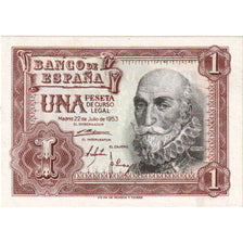 Hiszpania, 1 Peseta, 1953-07-22, UNC(63)