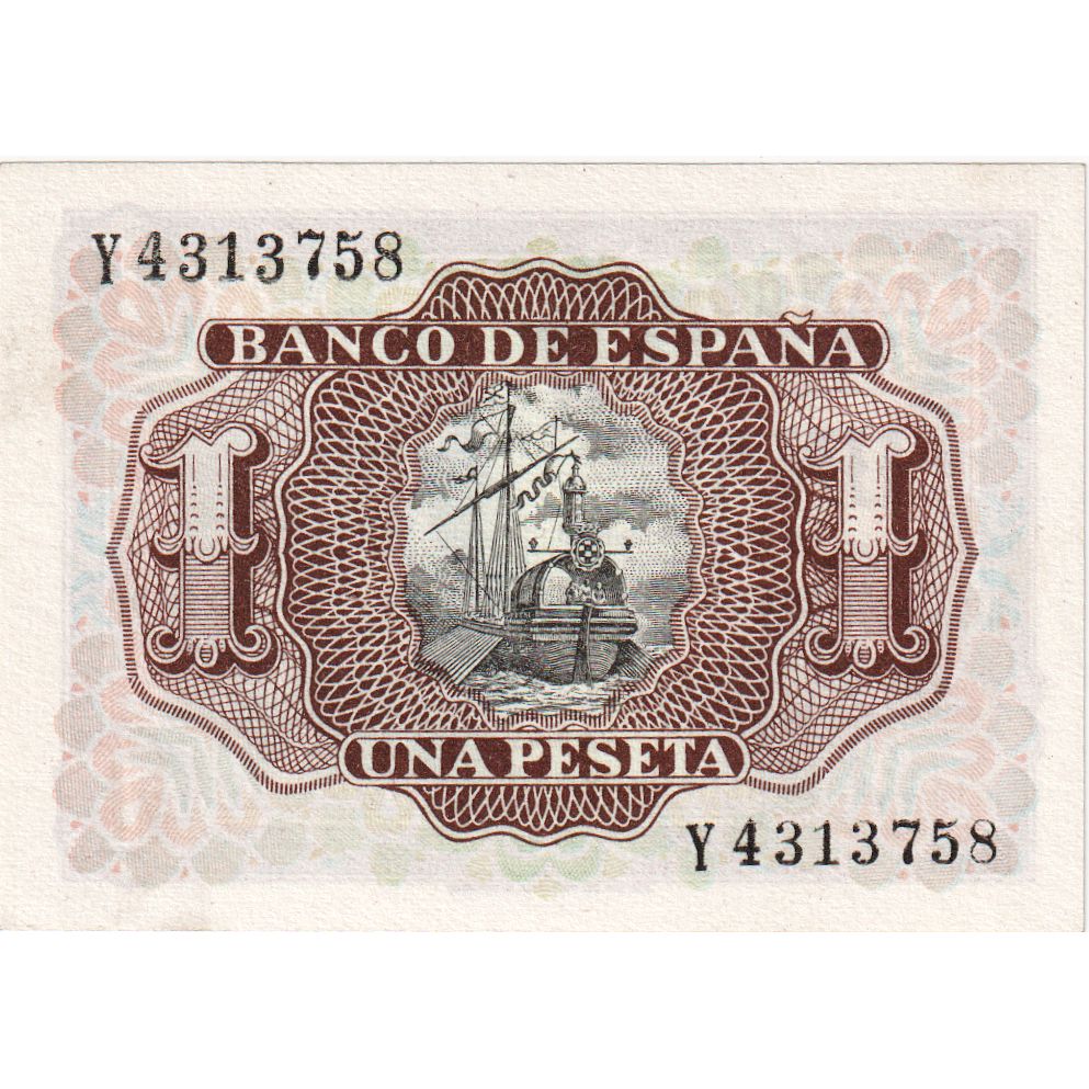 Spanien, 1 Peseta, 1953-07-22, UNZ-