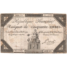 France, 50 Livres, SERIE 832, VF(30-35)