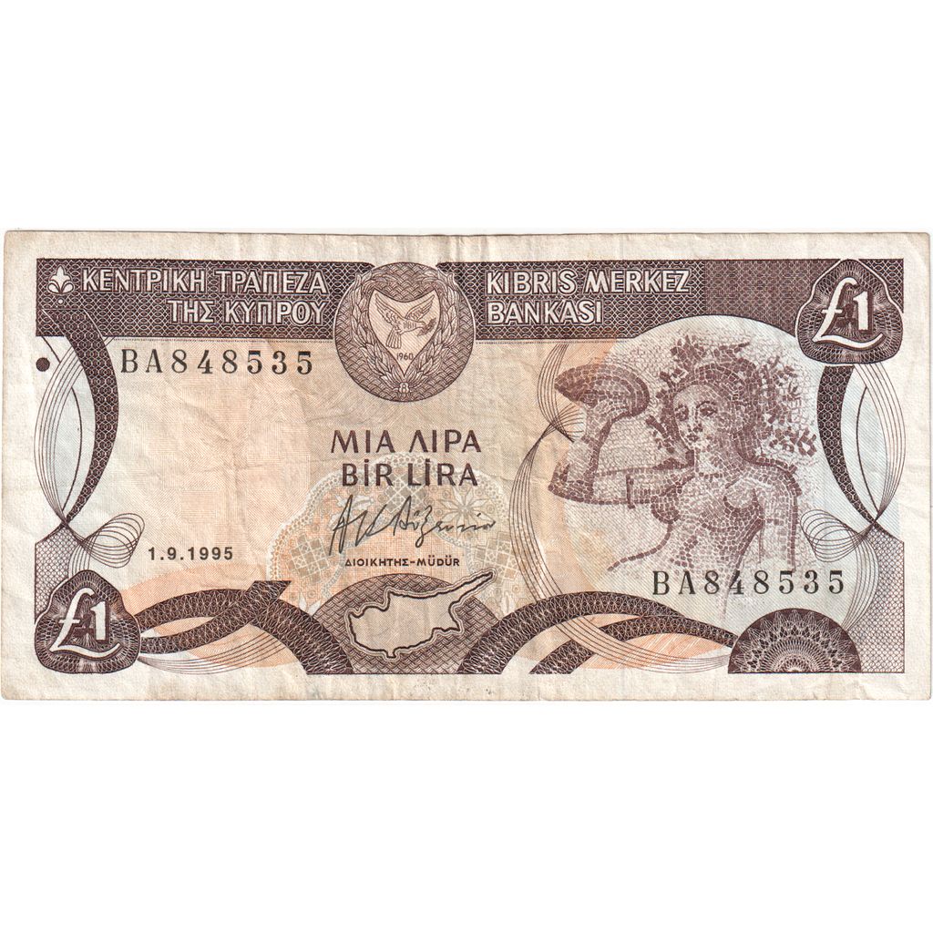 Cyprus, 1 Pound, 1995-09-01, VF(30-35)