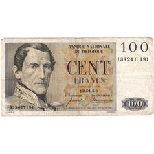 Belgium, 100 Francs, 1959-01-12, VF(20-25)