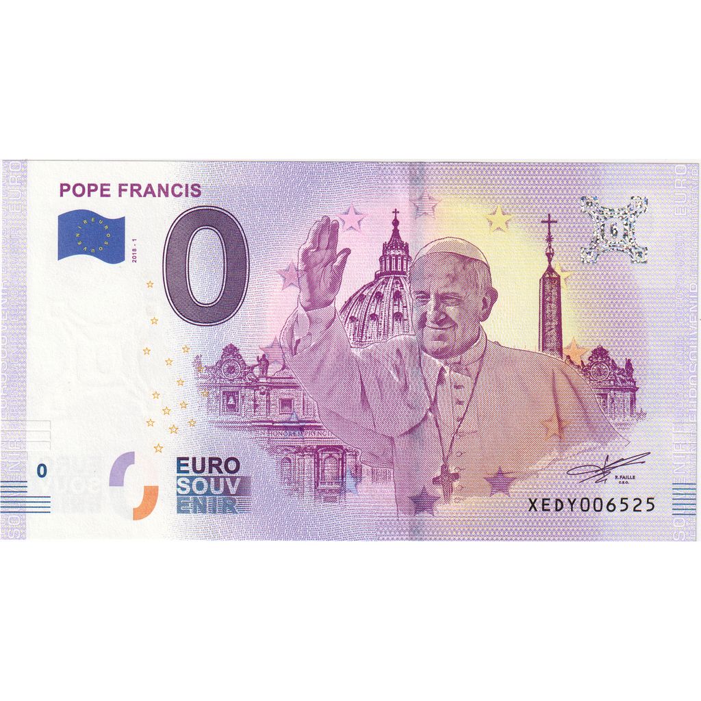 Vatican, Billet Touristique - 0 Euro, 2018, NEUF