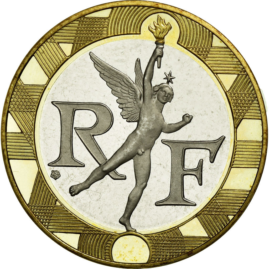 Moneta, Francia, Génie, 10 Francs, 1997, FDC, Alluminio-bronzo, Gadoury:827a