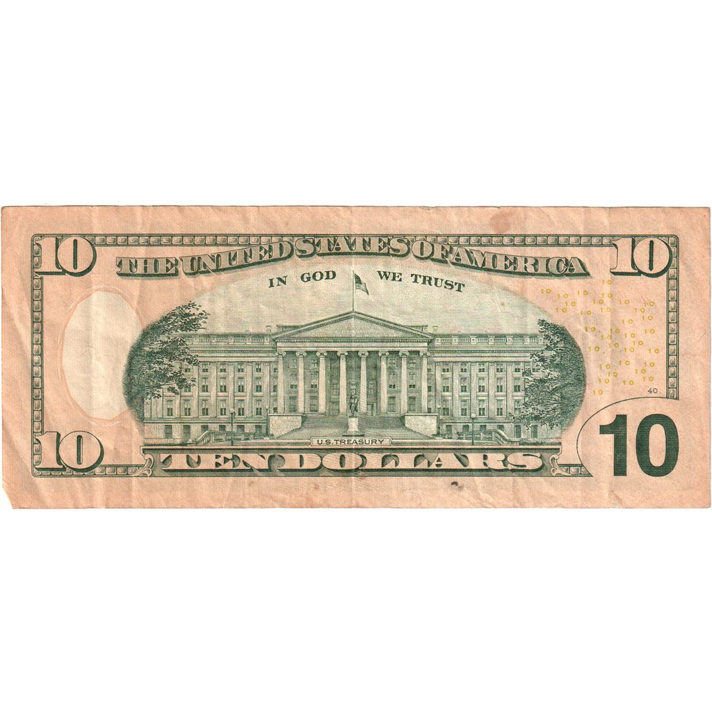 États-Unis, 10 Dollars, TTB