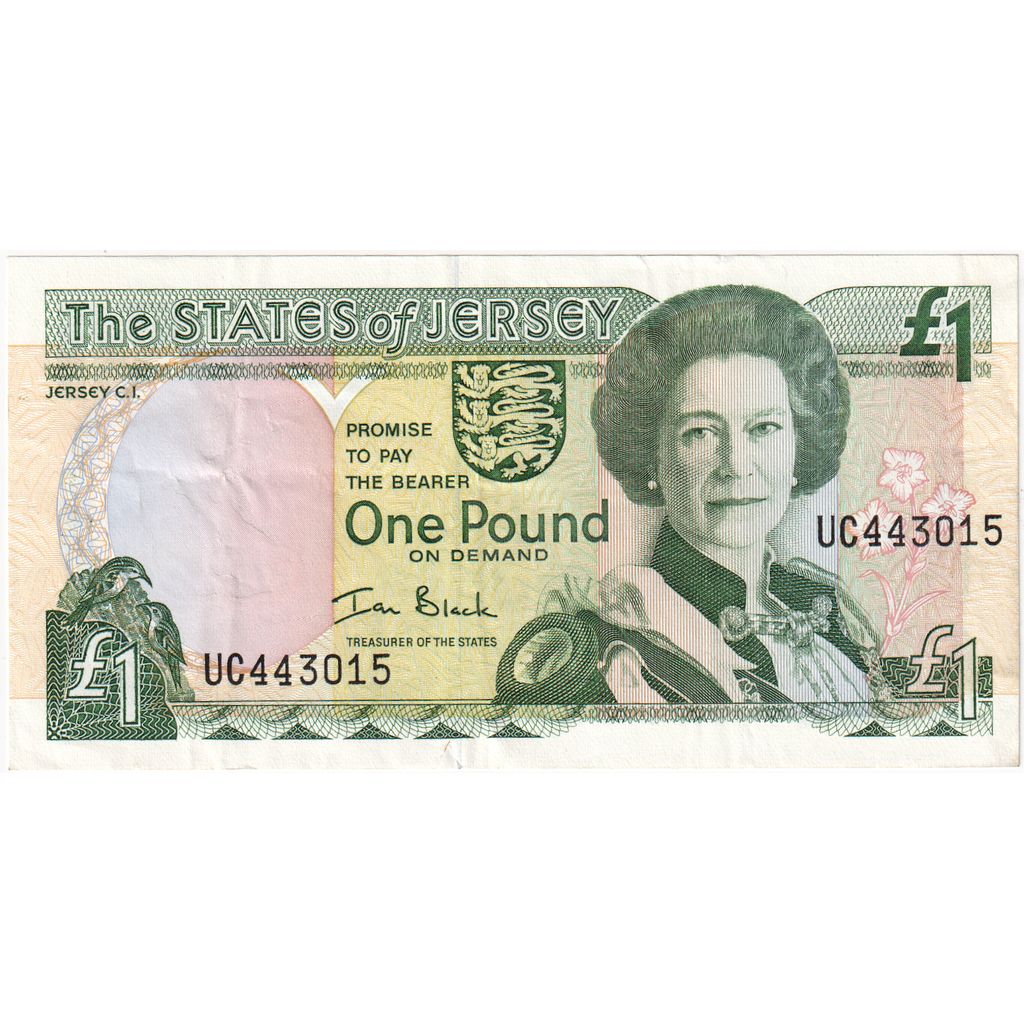 Jersey, 1 Pound, UNC(65-70)