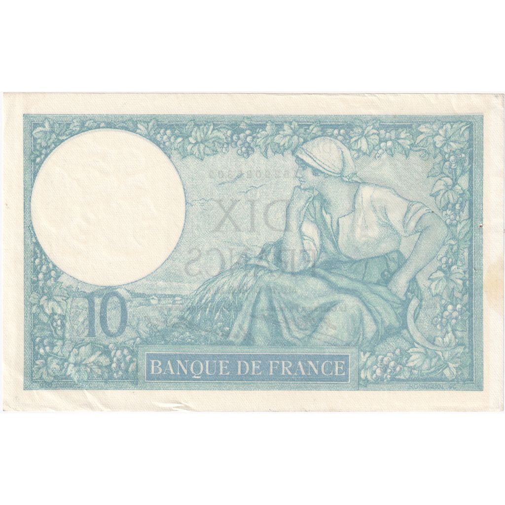 France, 10 Francs, Minerve, 1932-05-19, A.65162, UNC(63)