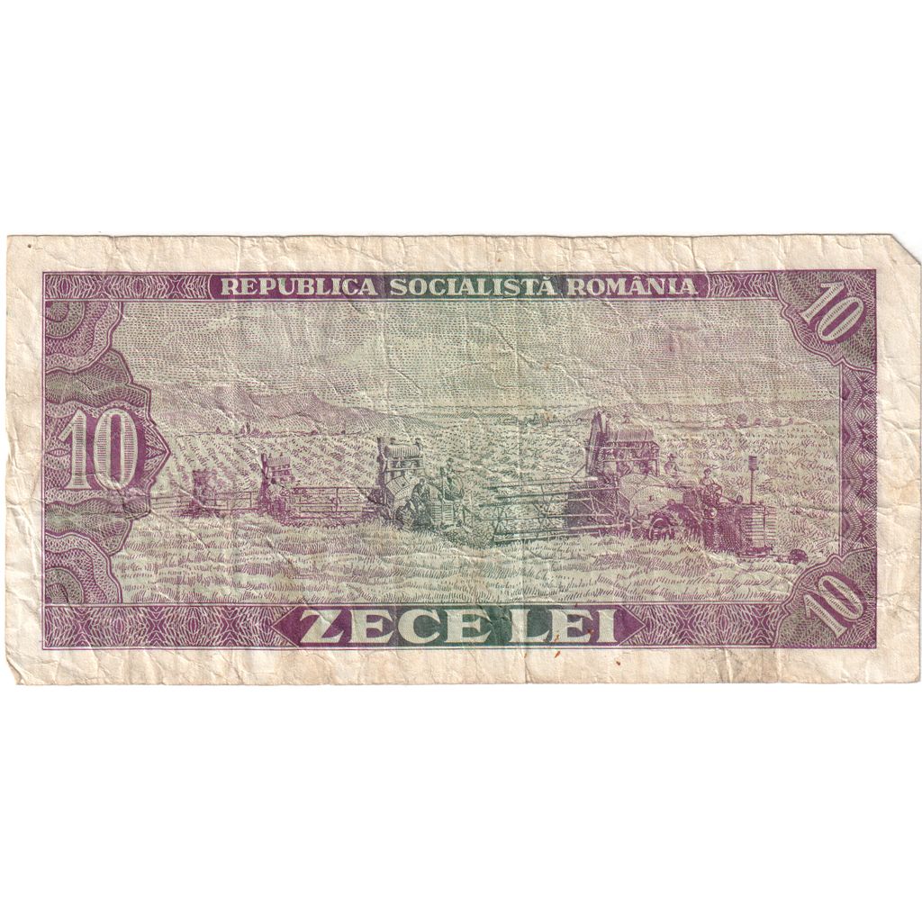 Roménia, 10 Lei, VF(20-25)