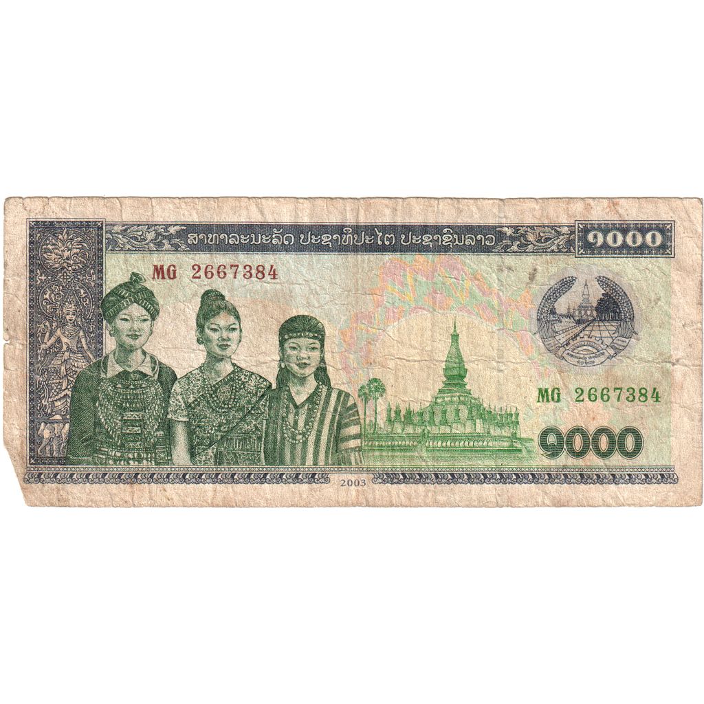Laos, 1000 Kip, MB
