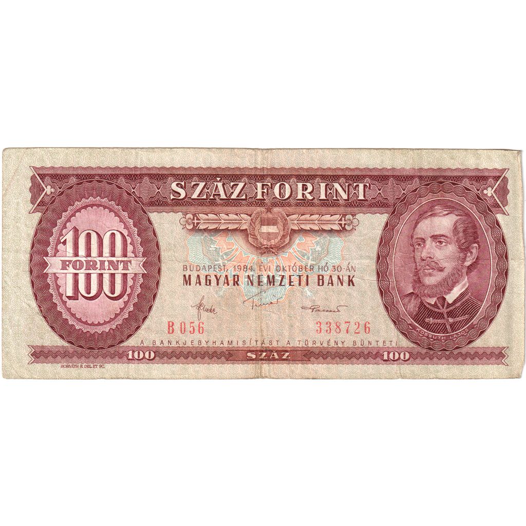 Ungarn, 100 Forint, 1984-10-30, SS