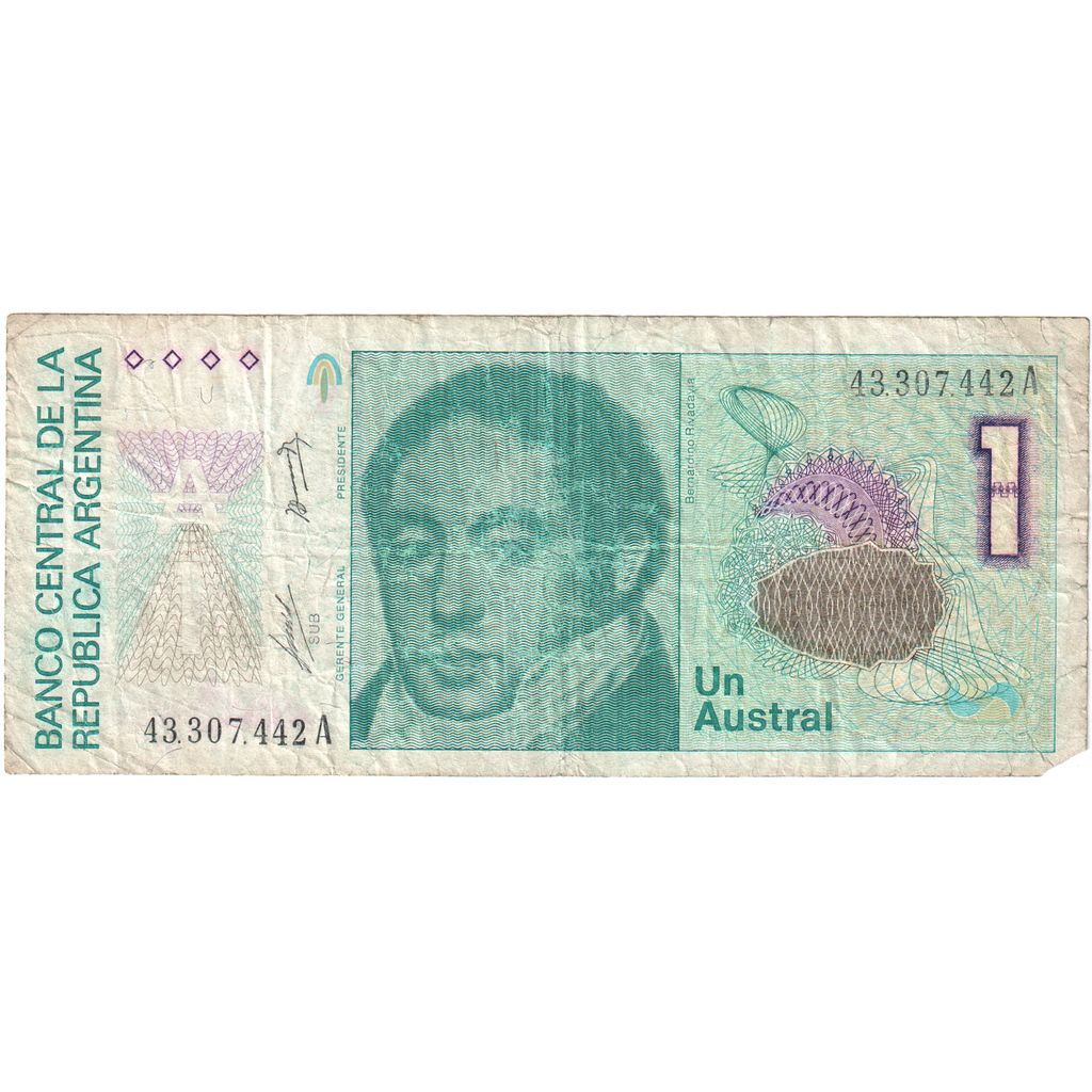 Argentinien, 1 Austral, S