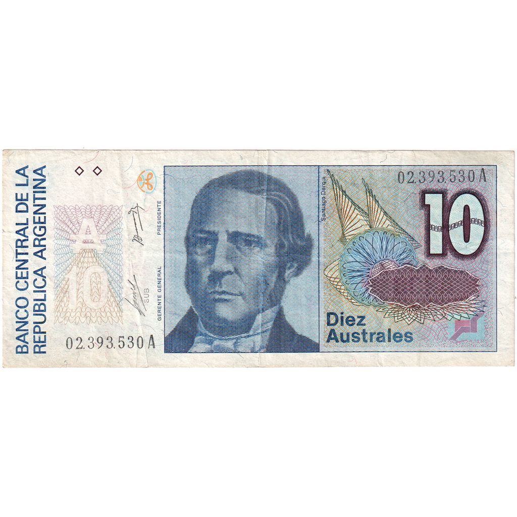 Argentinien, 10 Australes, SS