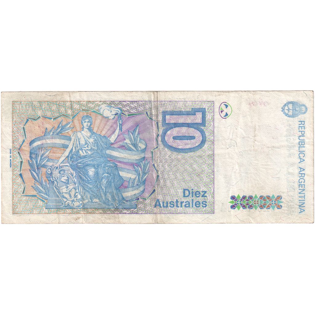 Argentinien, 10 Australes, SS