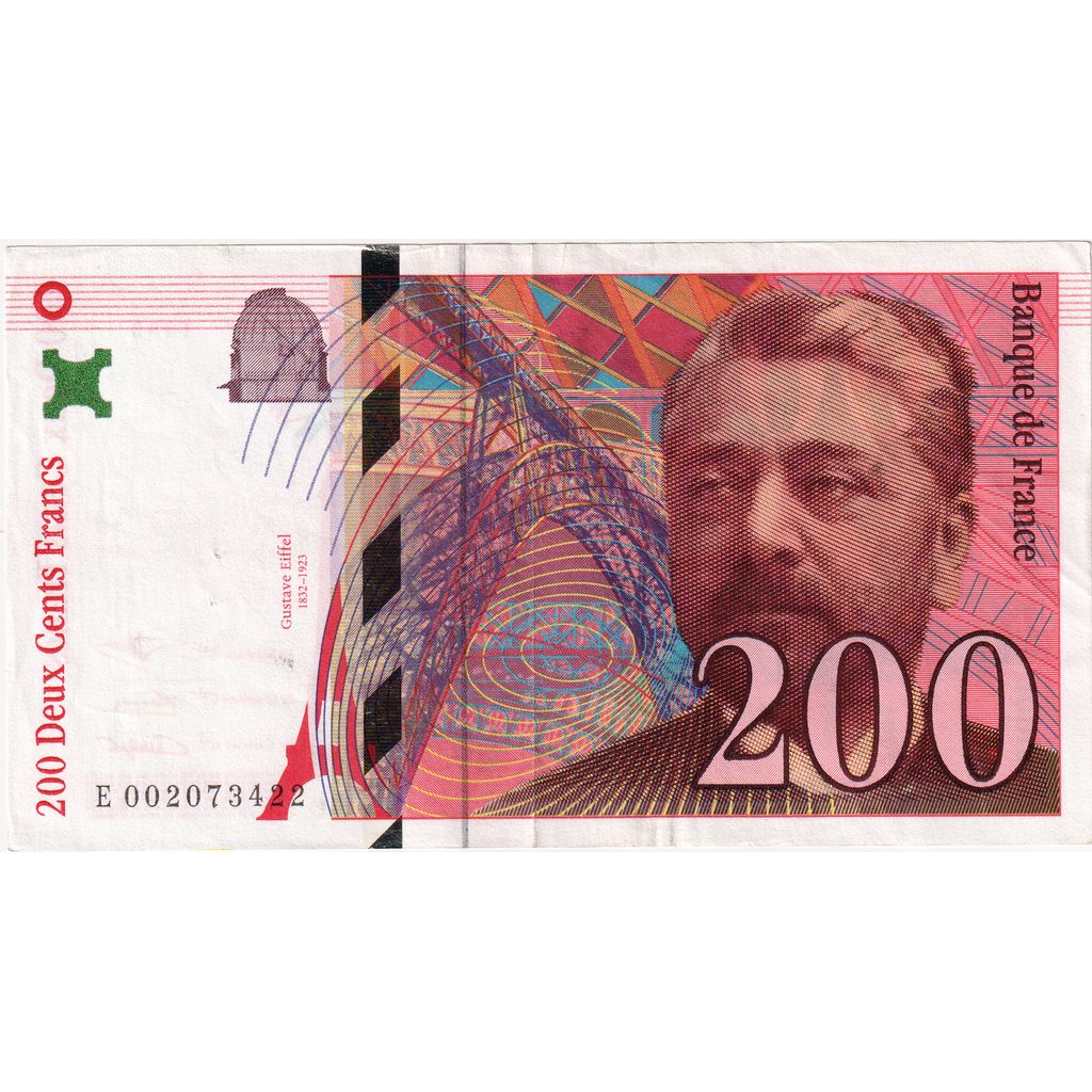 Frankreich, 200 Francs, Eiffel, E002073422, VZ